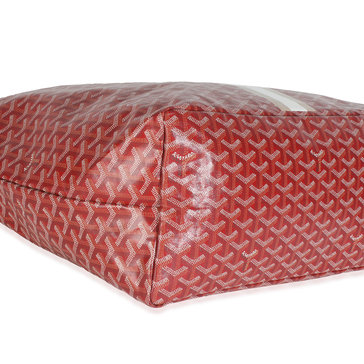 Red Goyardine Canvas Saint Louis GM