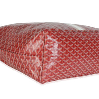 Red Goyardine Canvas Saint Louis GM