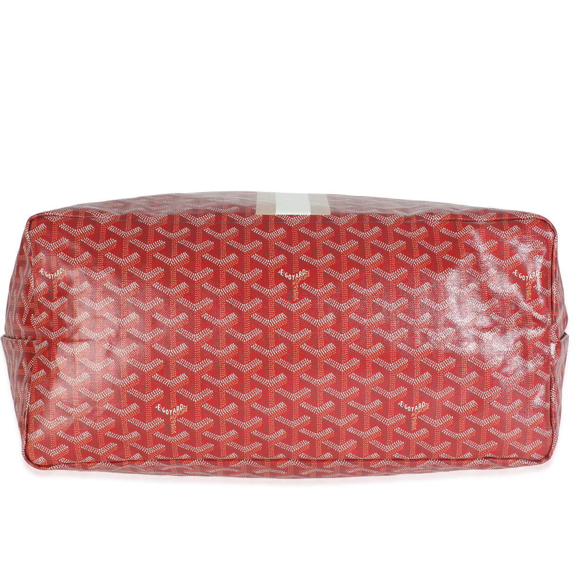 Red Goyardine Canvas Saint Louis GM