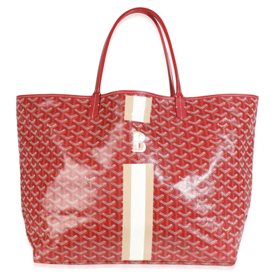 Red Goyardine Canvas Saint Louis GM