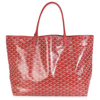 Red Goyardine Canvas Saint Louis GM