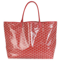 Red Goyardine Canvas Saint Louis GM