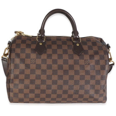 Damier Ebene Canvas Speedy Bandouliere 30