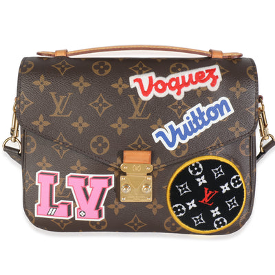 Monogram Canvas Patches Pochette Metis