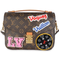 Monogram Canvas Patches Pochette Metis