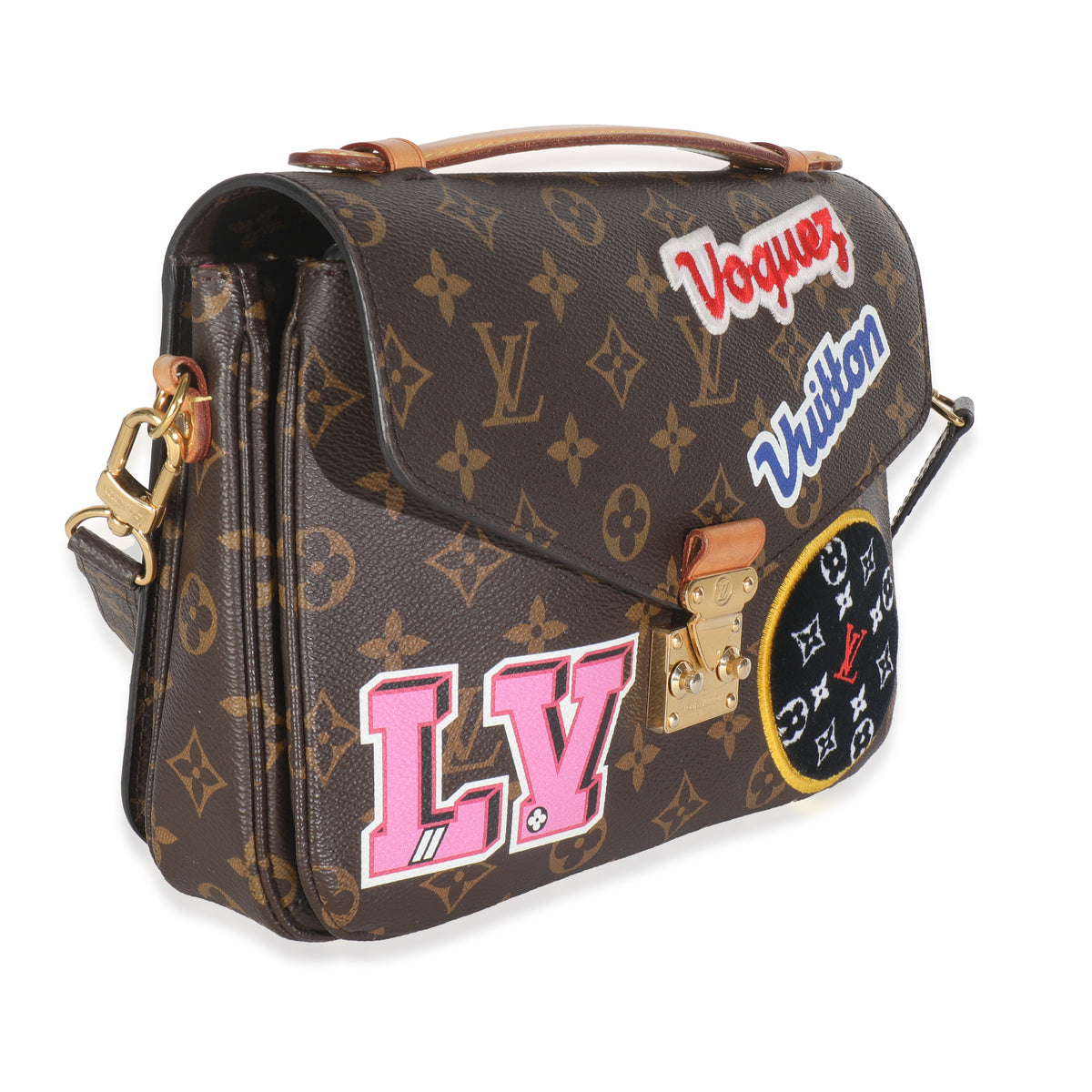 Monogram Canvas Patches Pochette Metis