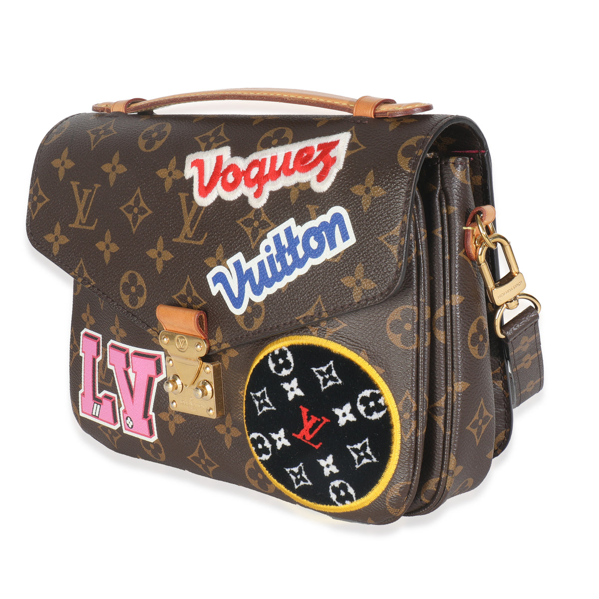 Monogram Canvas Patches Pochette Metis