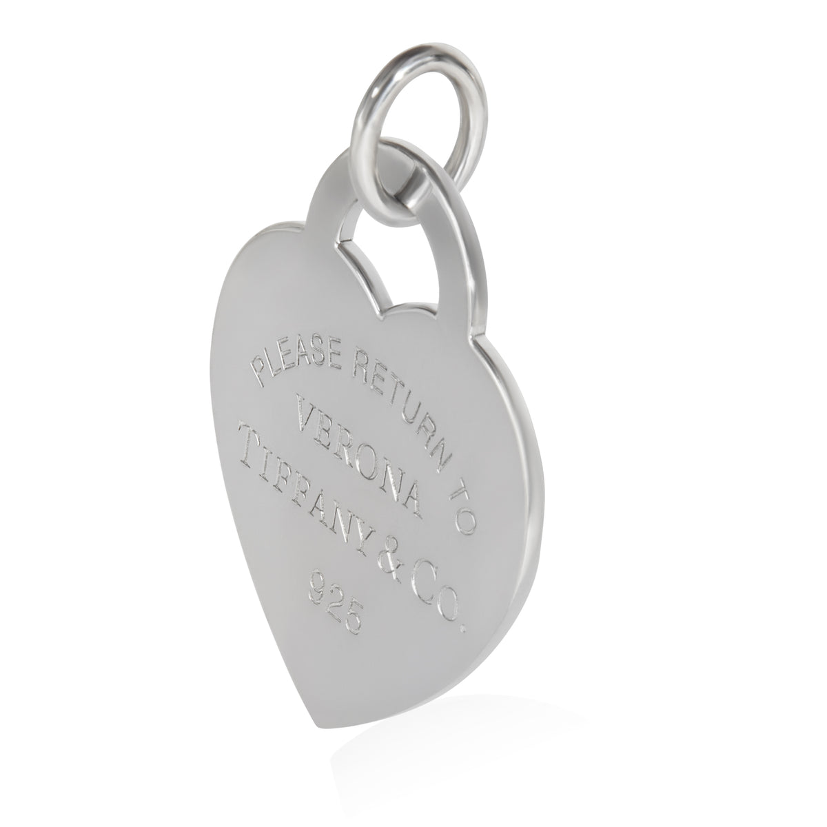 Sterling Silver  Return To Tiffany Verona Charm
