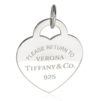 Sterling Silver  Extra Large Return To Tiffany Verona Charm