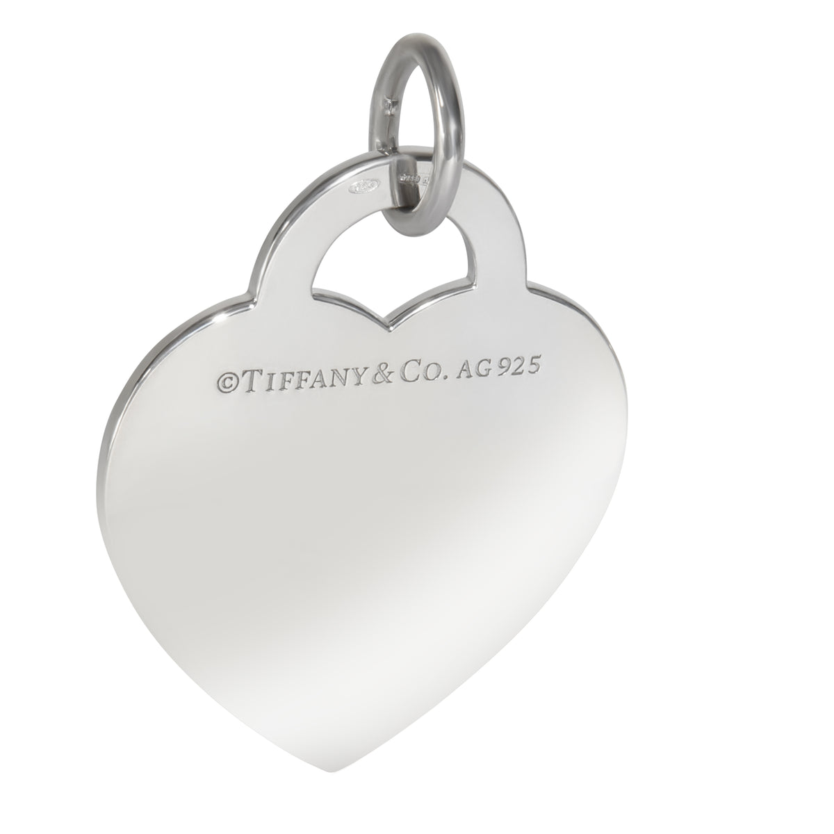 Sterling Silver  Extra Large Return To Tiffany Verona Charm