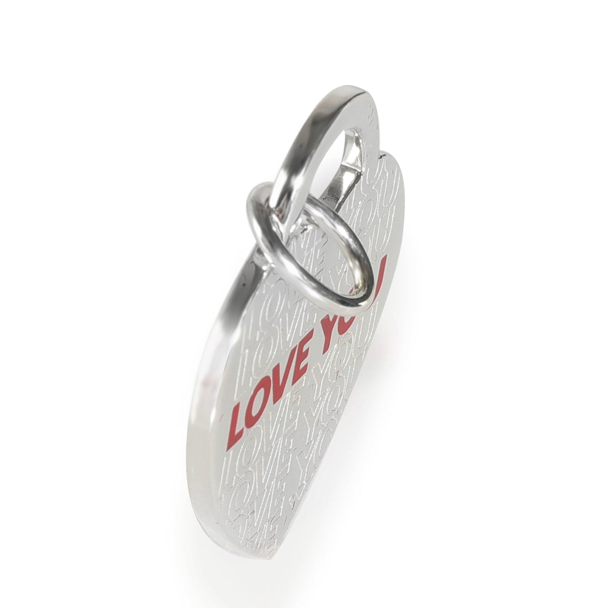Sterling Silver  Love You Charm