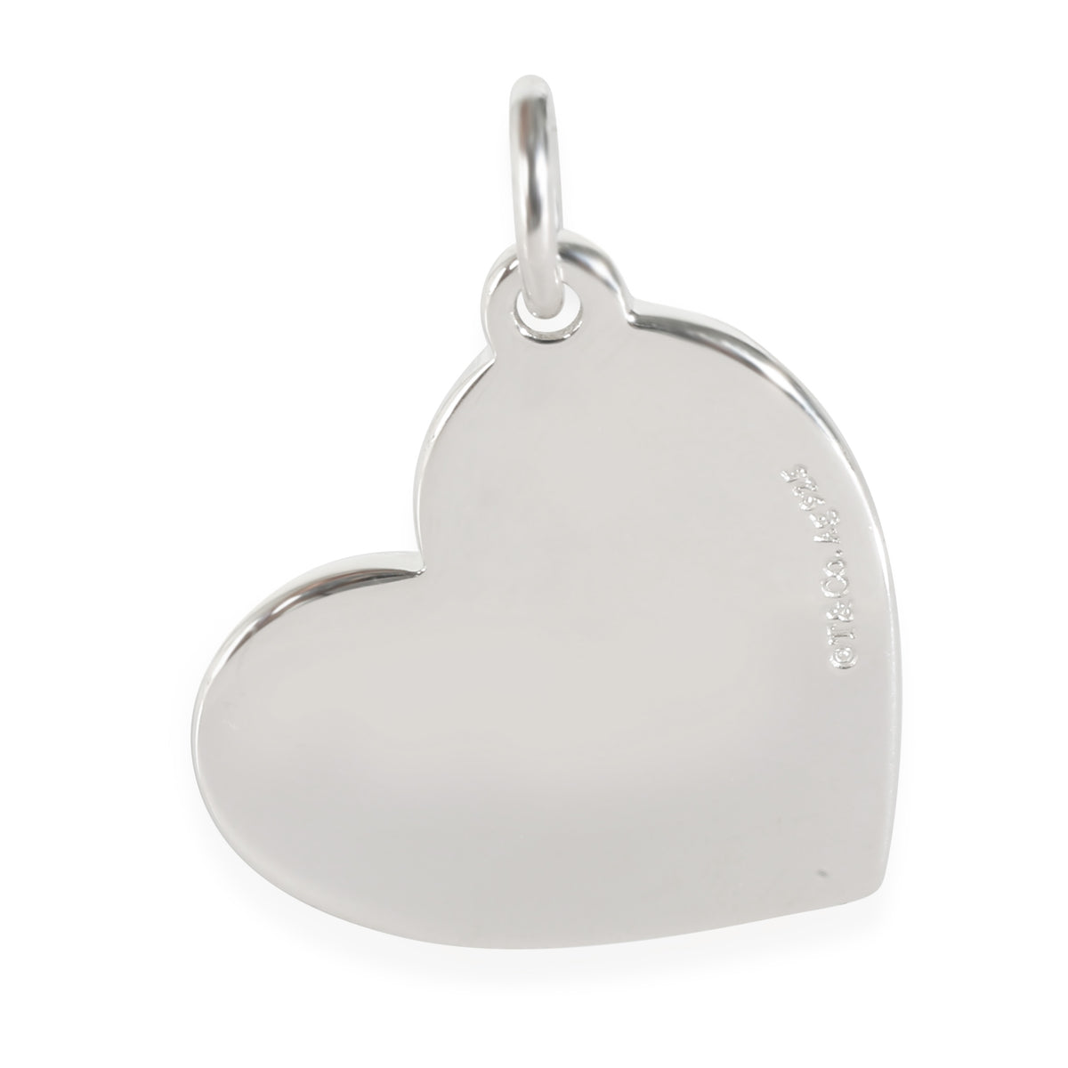 Sterling Silver  Mom Heart Charm