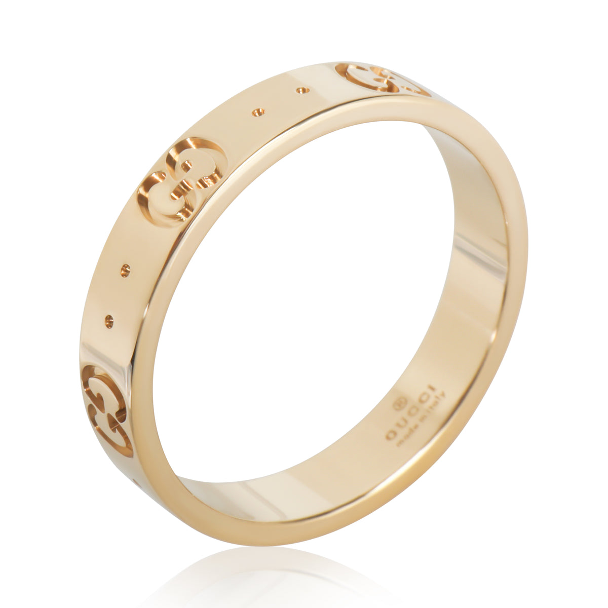 Yellow Gold  Thin Icon Ring