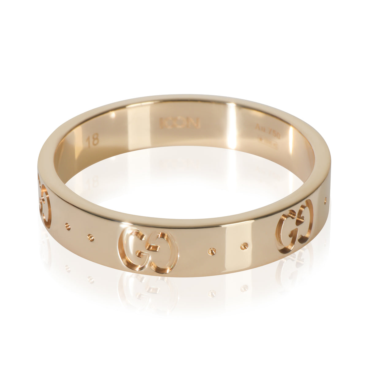 Yellow Gold  Thin Icon Ring