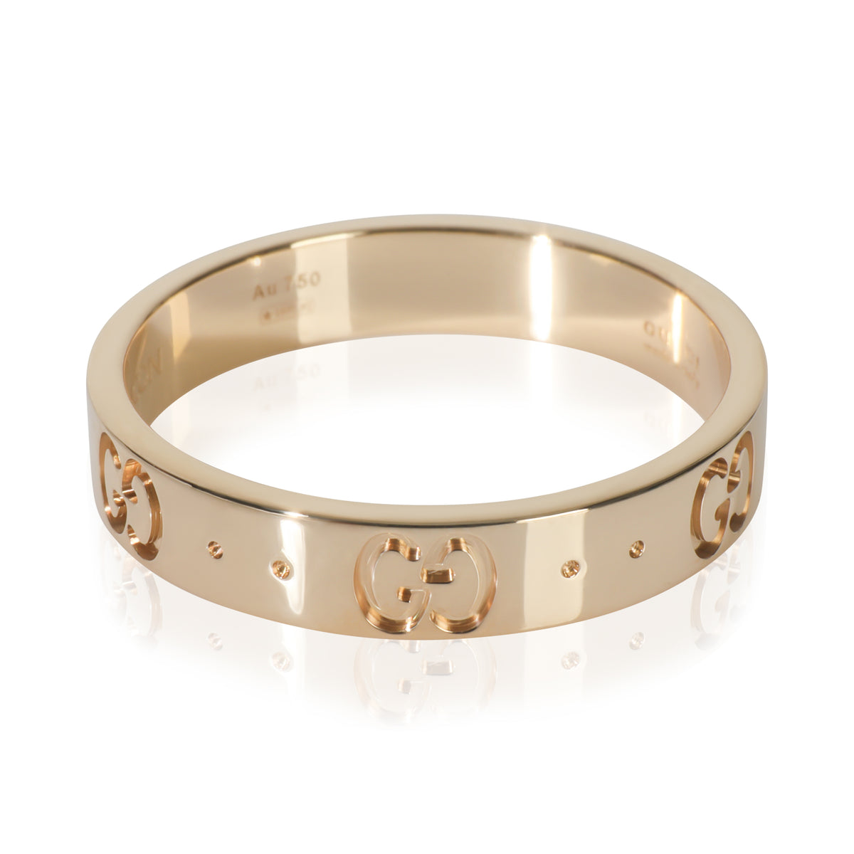 Yellow Gold  Thin Icon Ring