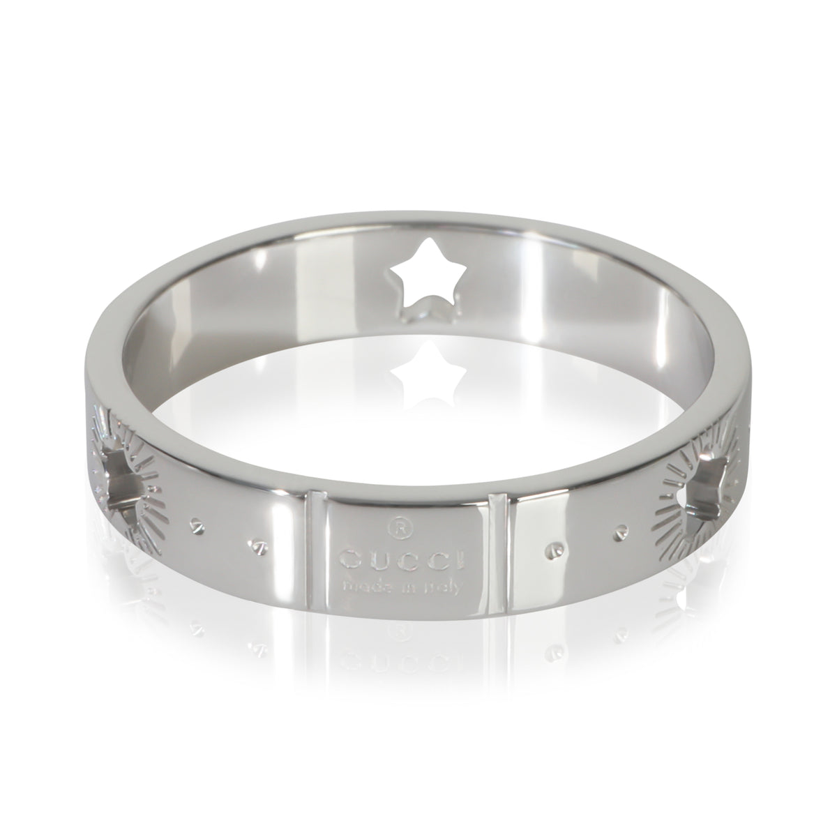 White Gold  Icon Star Ring