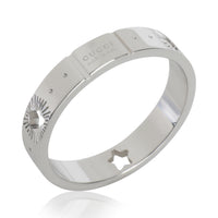 White Gold  Icon Star Ring