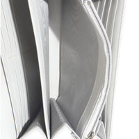 Grey Calfskin Matelasse GG Marmont Chain Wallet