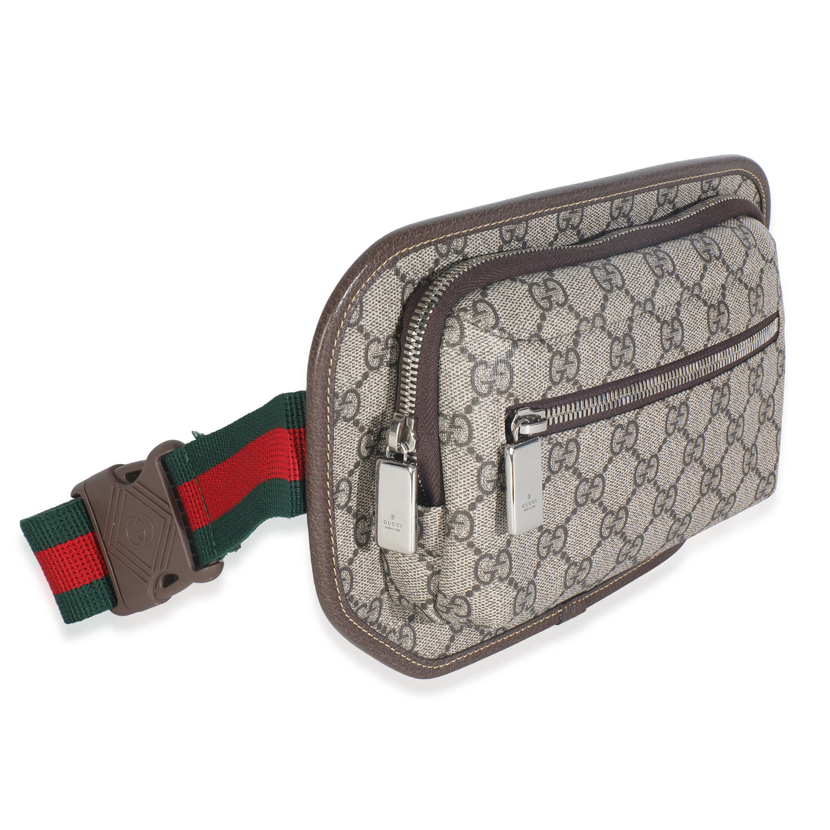 Beige GG Supreme Canvas Bumbag