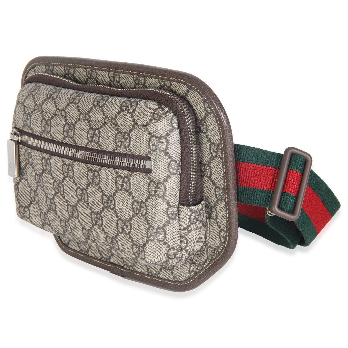 Beige GG Supreme Canvas Bumbag
