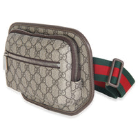 Beige GG Supreme Canvas Bumbag