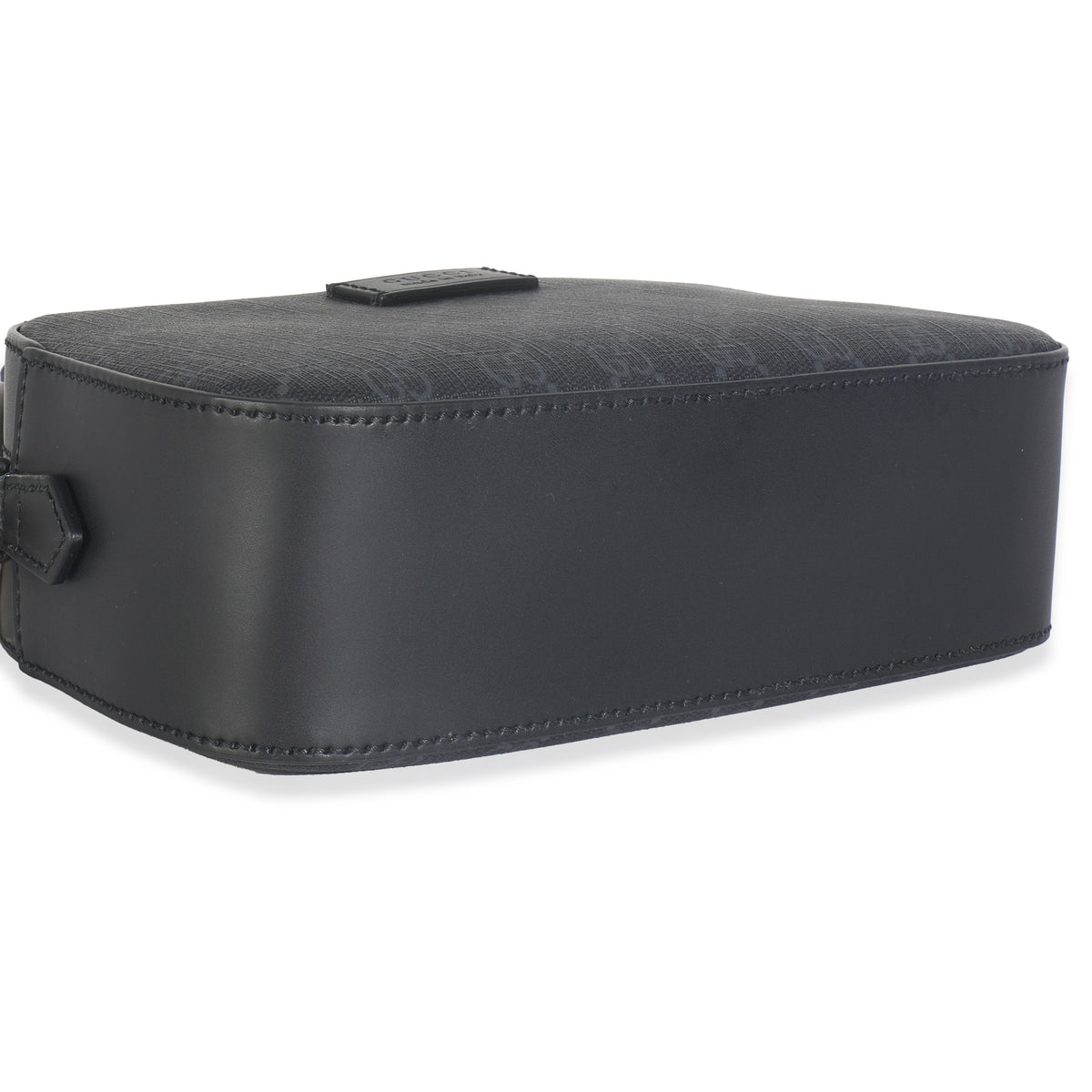 Black GG Supreme Canvas Web Camera Bag