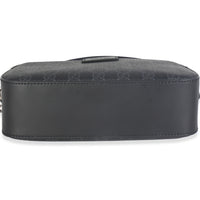 Black GG Supreme Canvas Web Camera Bag