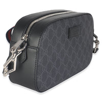 Black GG Supreme Canvas Web Camera Bag