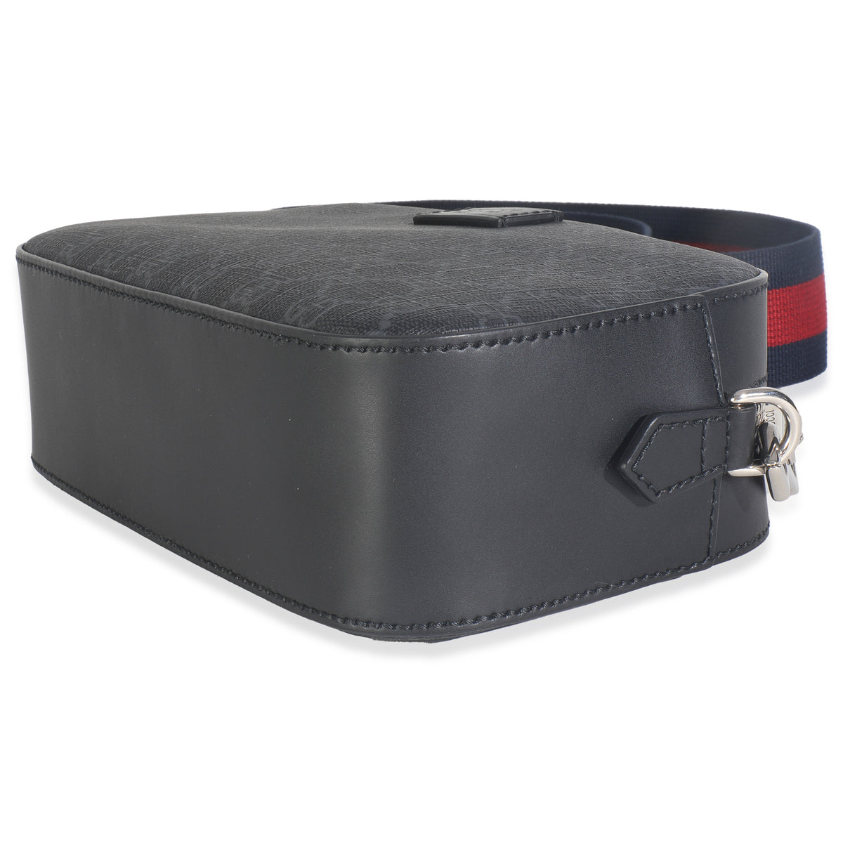 Black GG Supreme Canvas Web Camera Bag