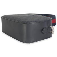 Black GG Supreme Canvas Web Camera Bag