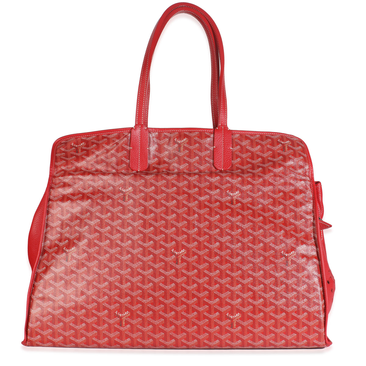 Goyard Red ine Canvas Sac Hardy Pet Carrier PM Handbag id