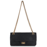 Chanel Black Quilted Jersey East West Reissue 2.25 Handbag av