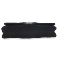 Chanel Black Quilted Jersey East West Reissue 2.25 Handbag stamp