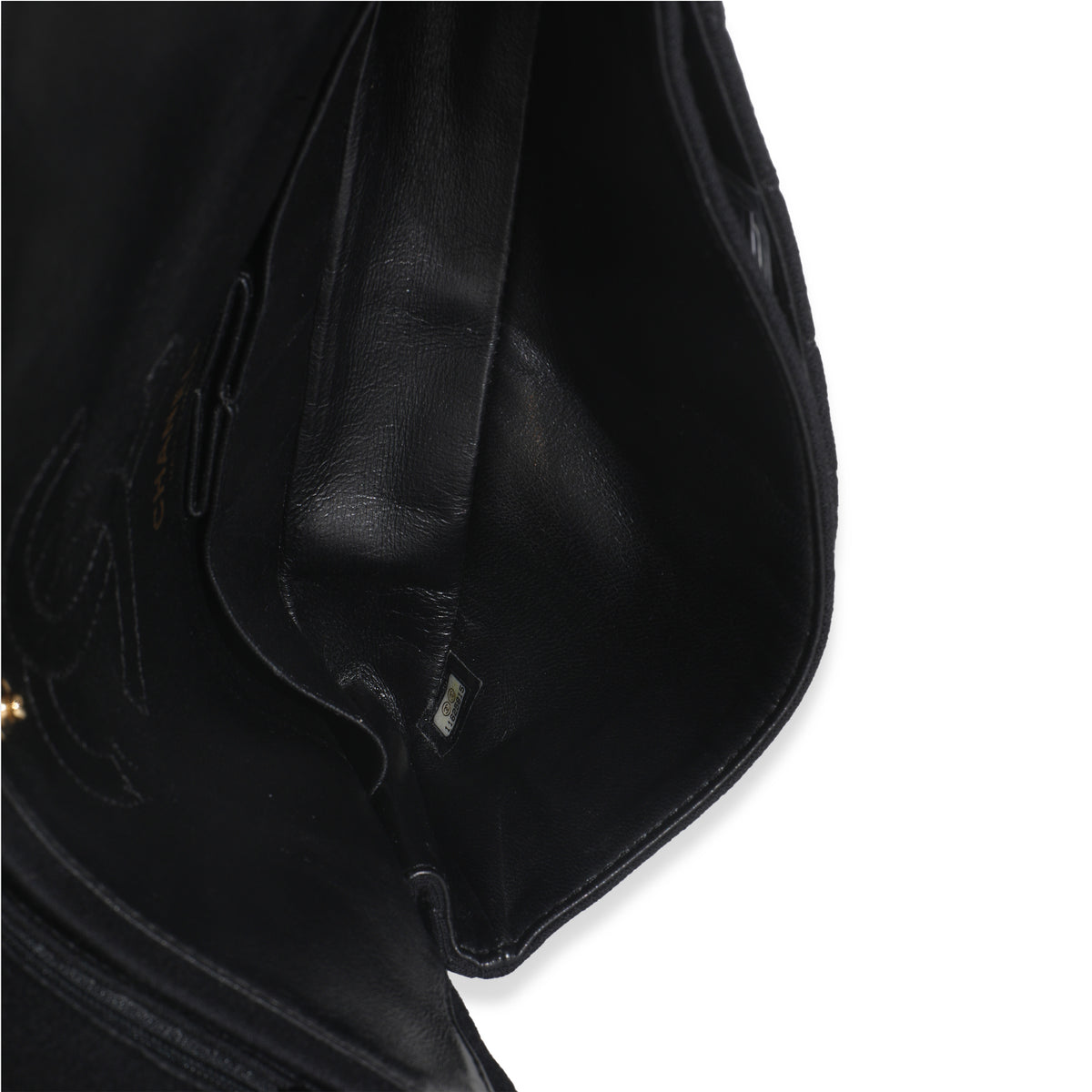 Chanel Black Quilted Jersey East West Reissue 2.25 Handbag ad1