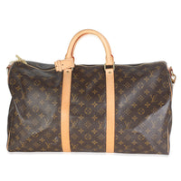 Monogram Canvas Keepall Bandouliere 50