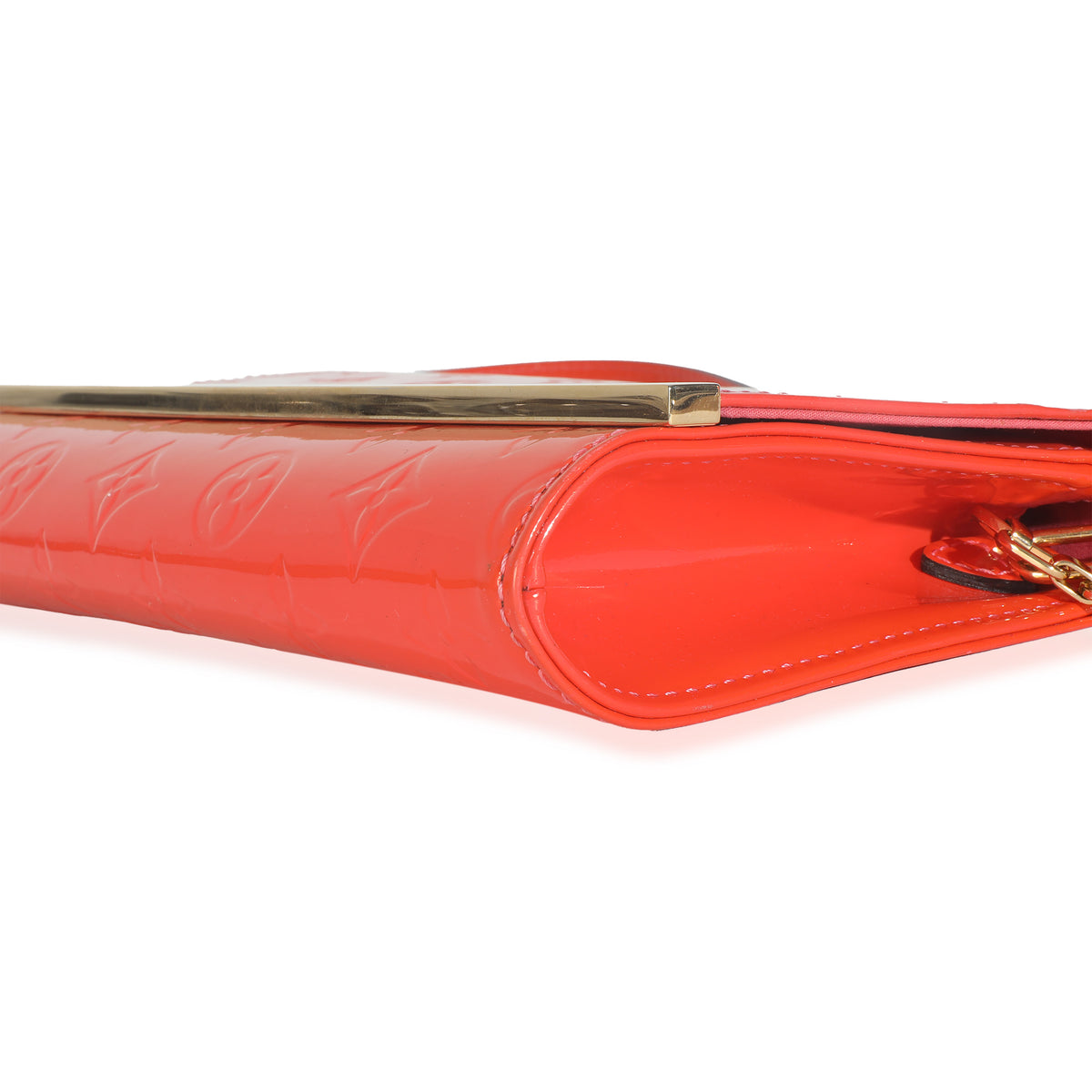 Orange Sunset Monogram Vernis Ana Clutch