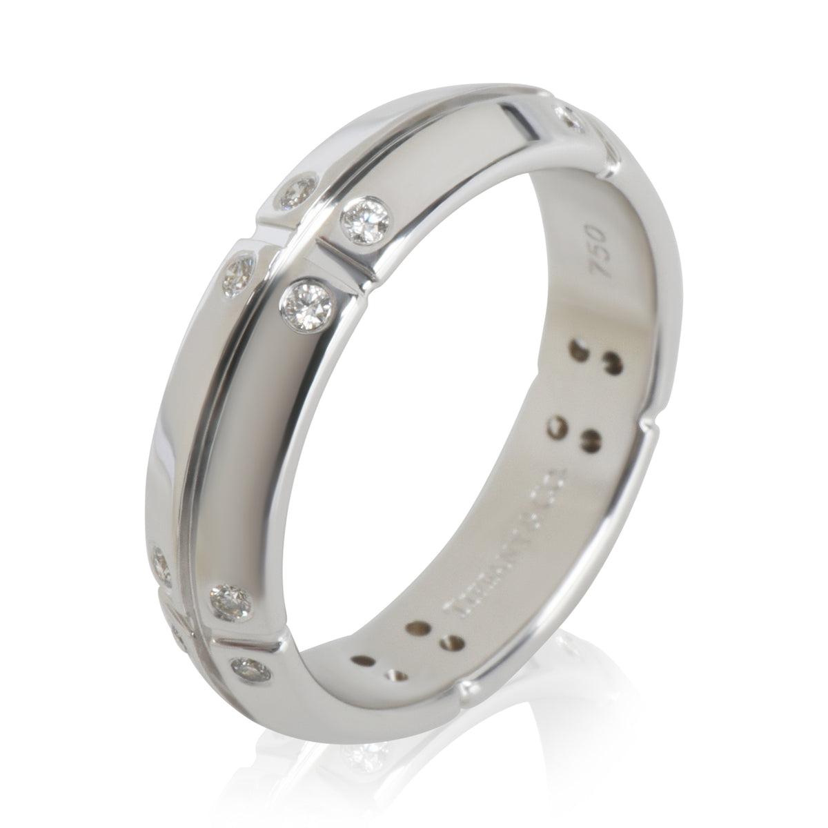 White Gold Diamond Vintage Streamerica Ring