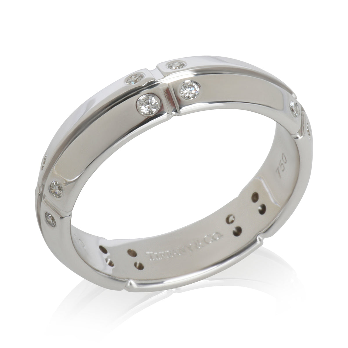 White Gold Diamond Vintage Streamerica Ring