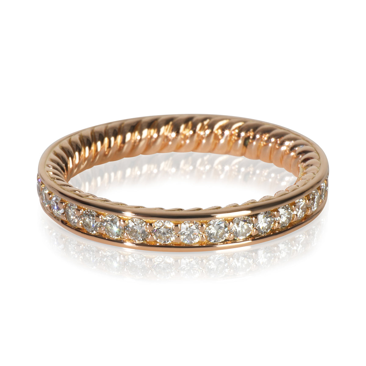 David Yurman Rose Gold Diamond Band pv