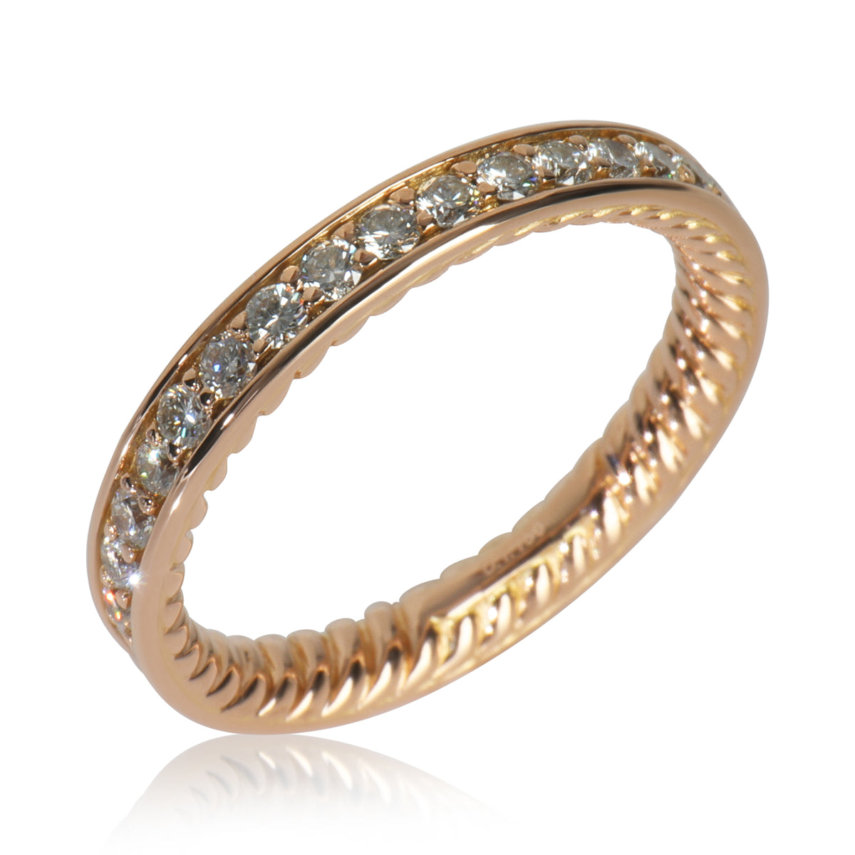 Rose Gold Diamond Band