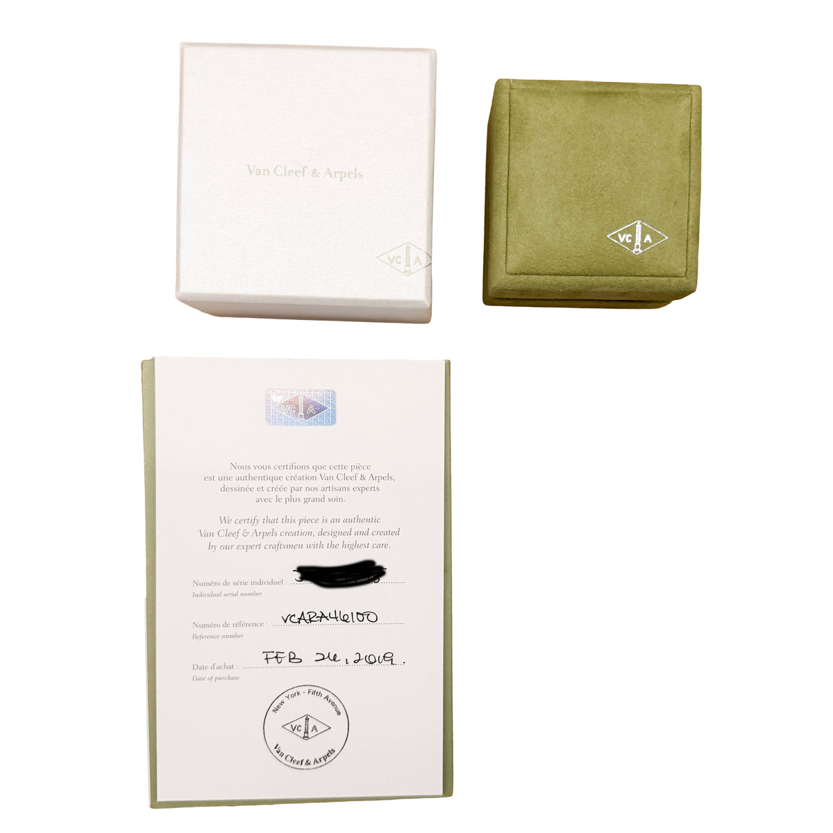 White Gold Diamond Vintage Alhambra Pendant