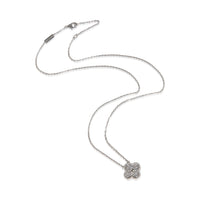 White Gold Diamond Vintage Alhambra Pendant