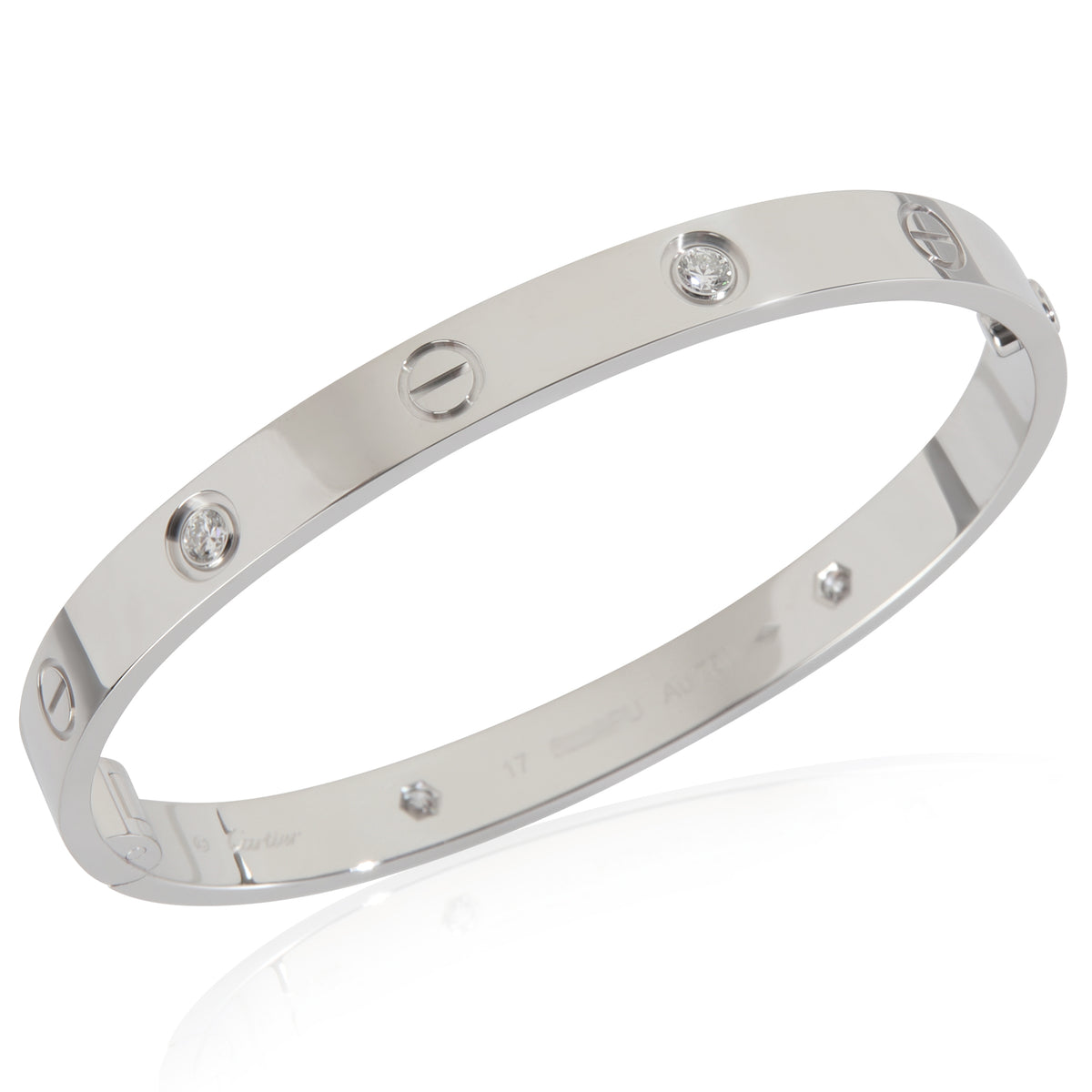 White Gold Diamond Love Bracelet