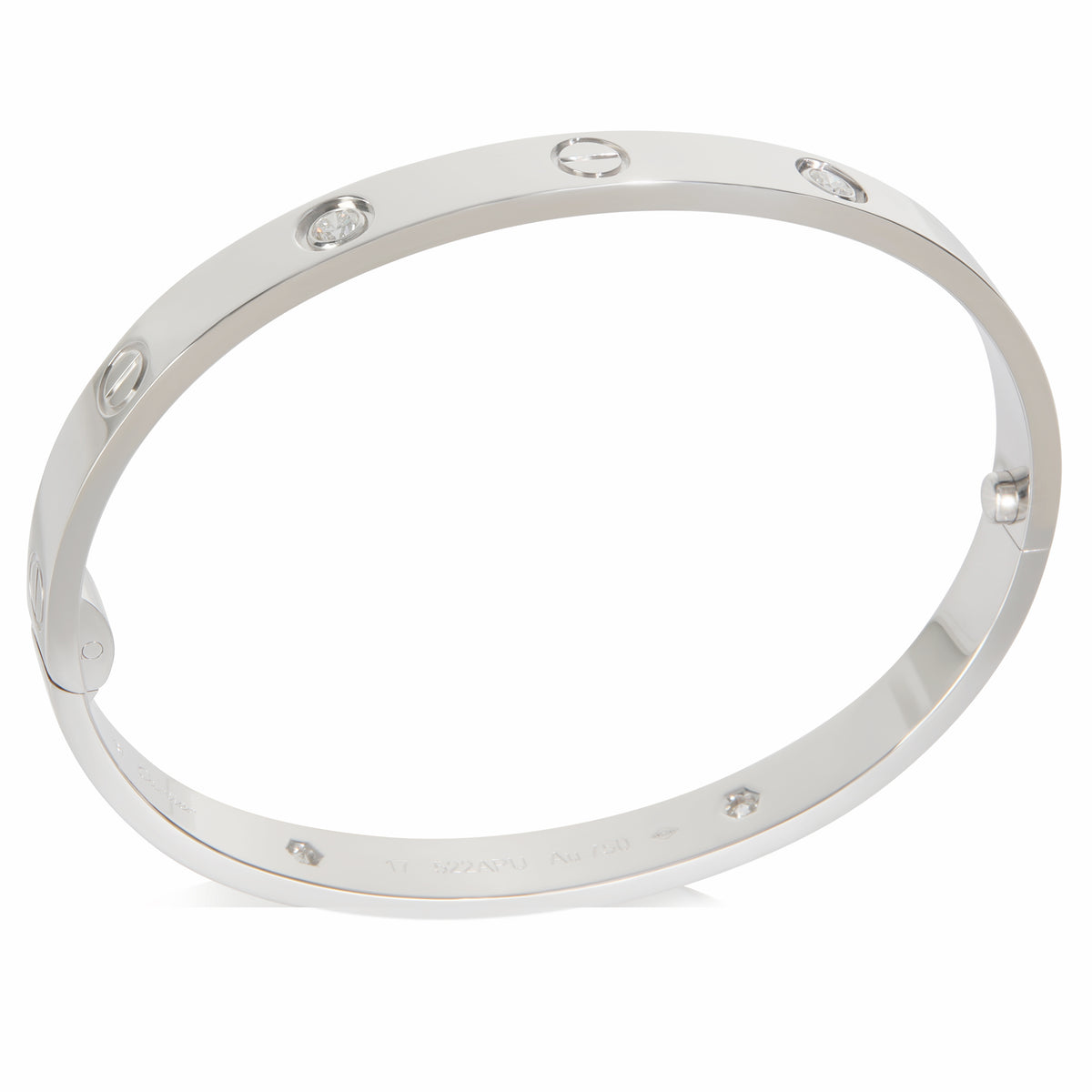 White Gold Diamond Love Bracelet