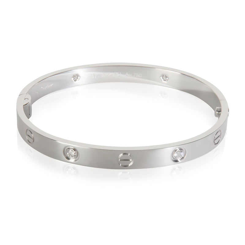 White Gold Diamond Love Bracelet