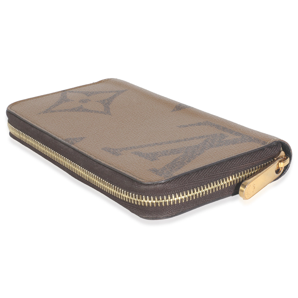 Giant Monogram Reverse Canvas Zippy Wallet