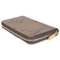 Giant Monogram Reverse Canvas Zippy Wallet
