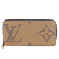 Giant Monogram Reverse Canvas Zippy Wallet