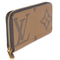 Giant Monogram Reverse Canvas Zippy Wallet