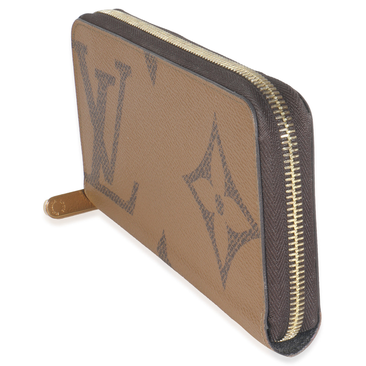 Giant Monogram Reverse Canvas Zippy Wallet